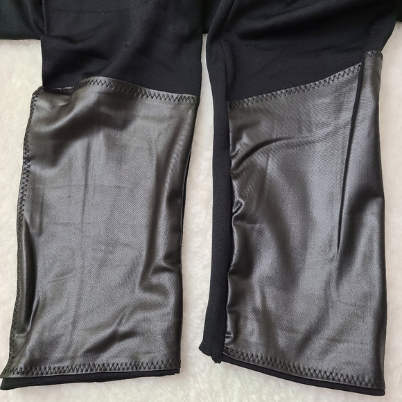 LANE Bryant black high waisted lightweight neutral leggings, Size E/F - Picture 4 of 7